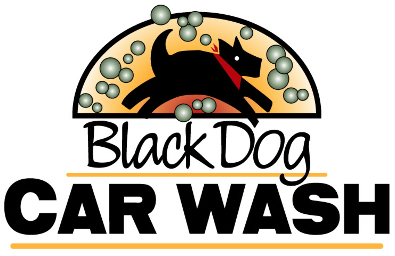 Black Dog Car Wash original logo